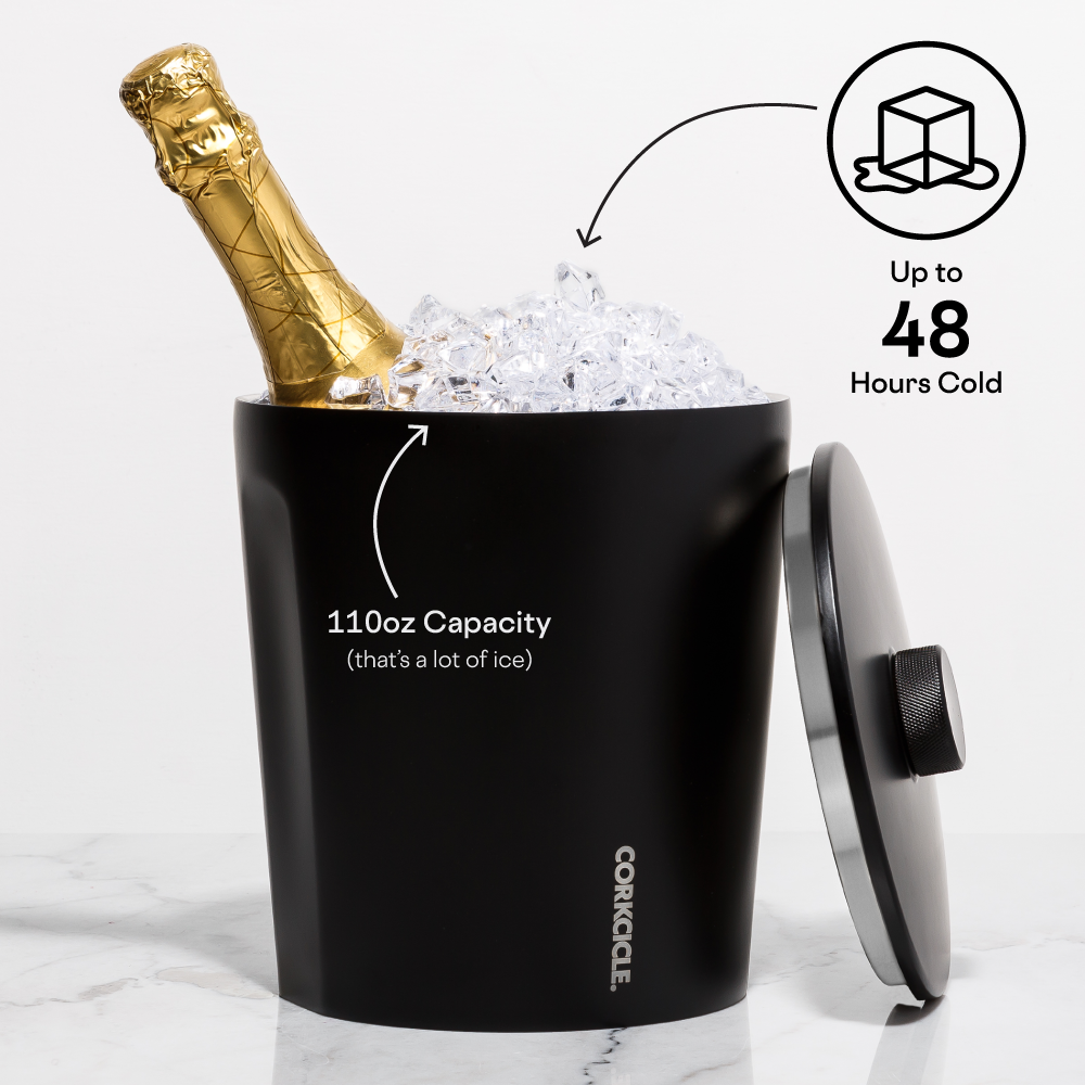 Insulated Ice Bucket with Lid Ice Bucket Prosecco