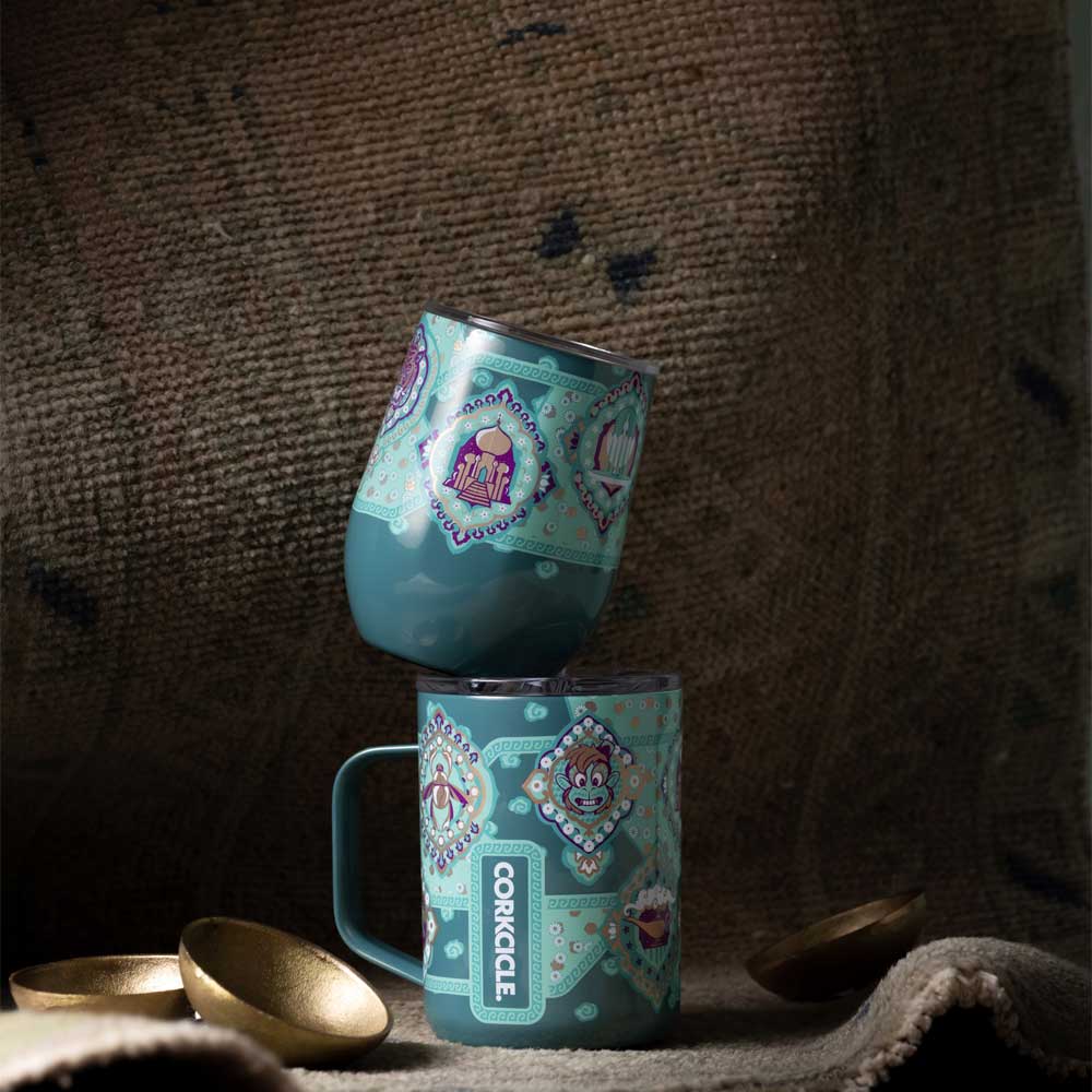 Corkcicle Fairisle Glass Mug Set 12oz