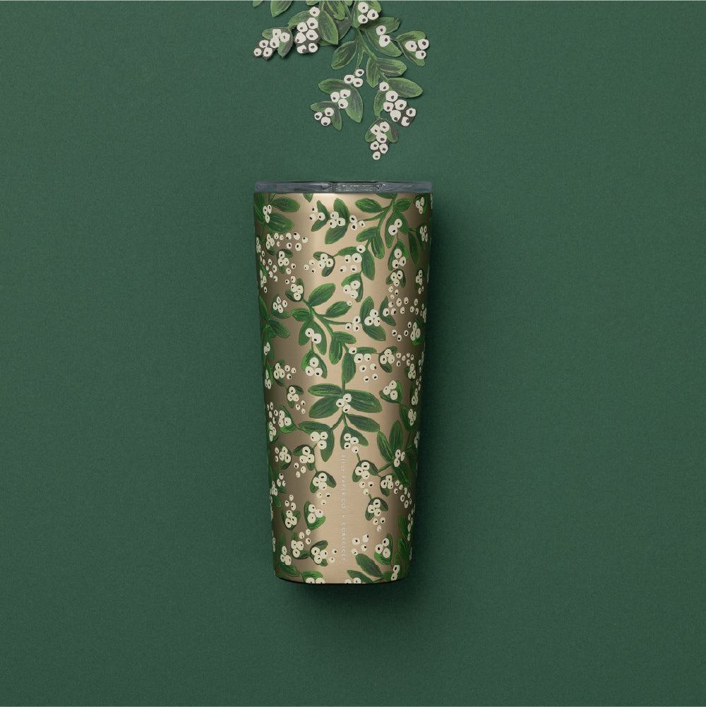 CORKCICLE  Rifle Paper Co. 24 oz. Tumbler - Mistletoe