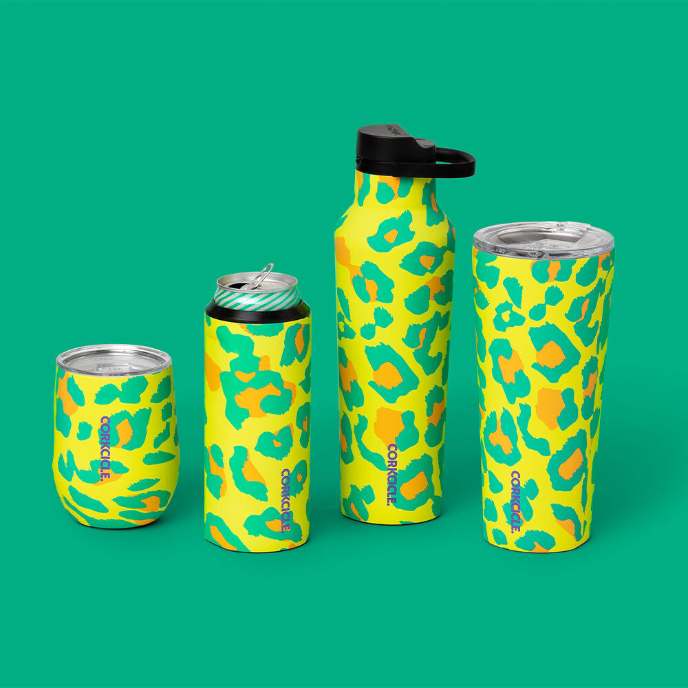 Corkcicle Luxe Leopard Canteen, Tumbler and Stemless Wine Cup – The Nest Egg