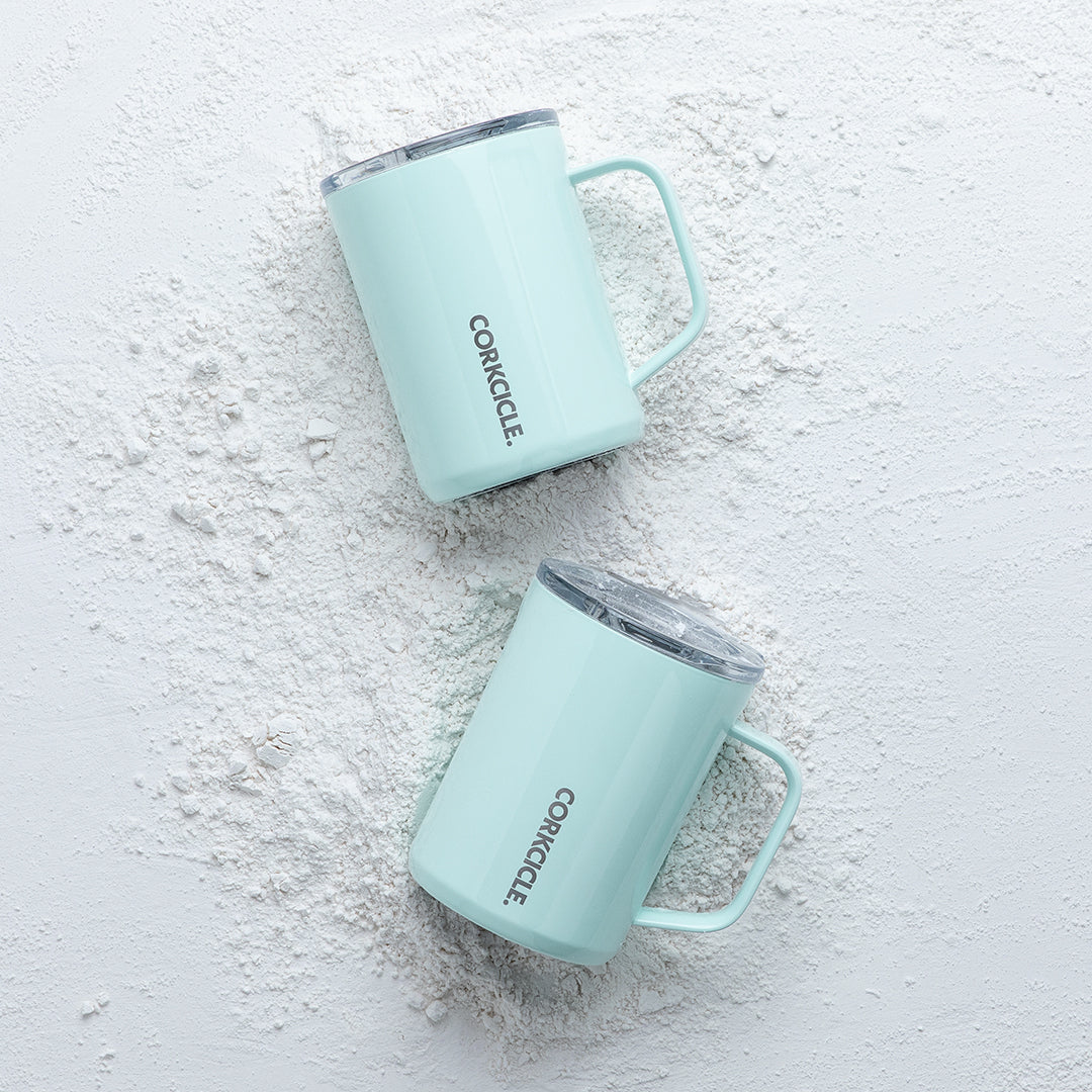 Corkcicle 16oz Coffee Mug Gloss Powder Blue