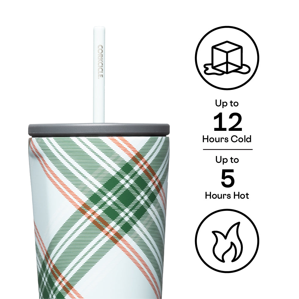 Corkcicle 24 oz. Cold Cup-Buffalo Plaid Red – The Cottage Basket