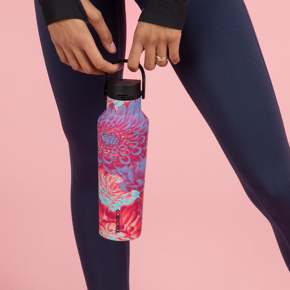 Insulated Water Bottle Series A Sport Canteen 20oz / Dopamine Floral