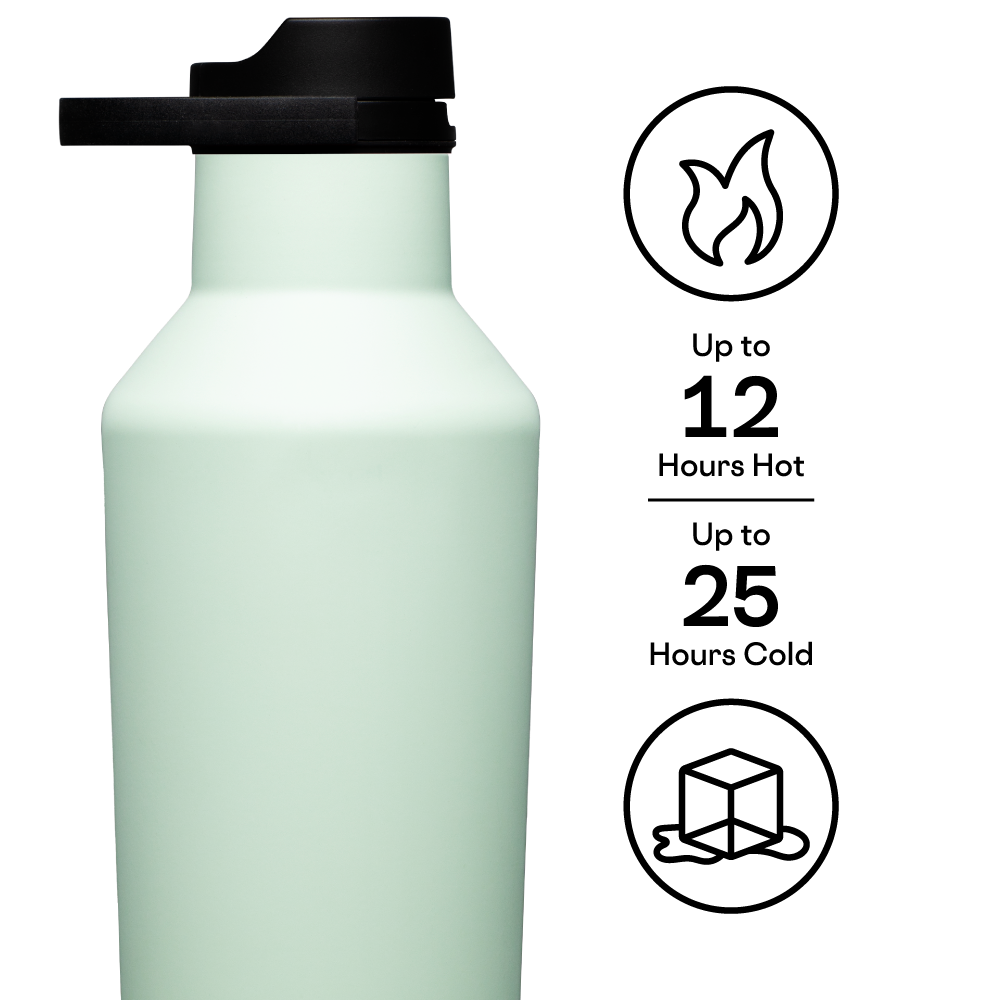 Insulated Water Bottle Sierra Sport Canteen 32oz / Sage Mist