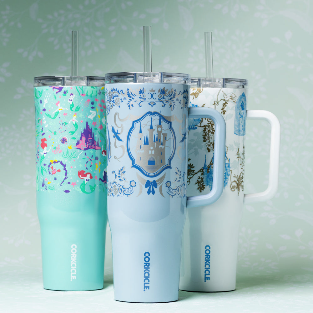 Insulated Tumbler with Handle Disney Cruiser 40oz / Cinderella