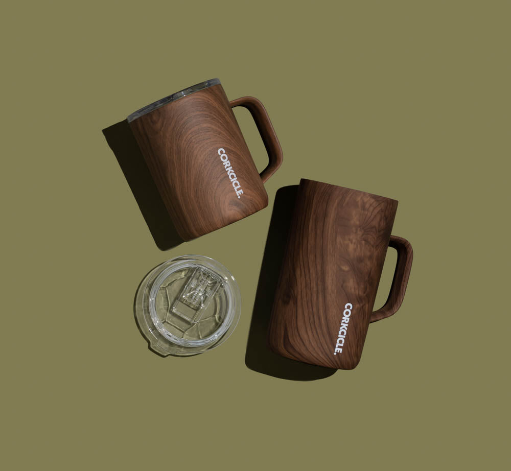 Corkcicle 16 oz Tumbler - Walnut Wood