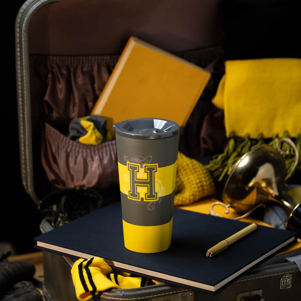 Harry Potter Hufflepuff 22 oz. Stainless Steel Travel Cup