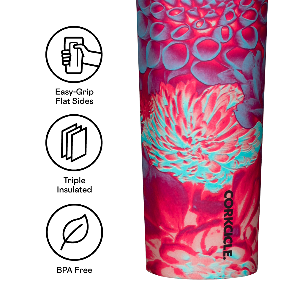 Insulated Water Bottle Series A Sport Canteen 32oz / Dopamine Floral