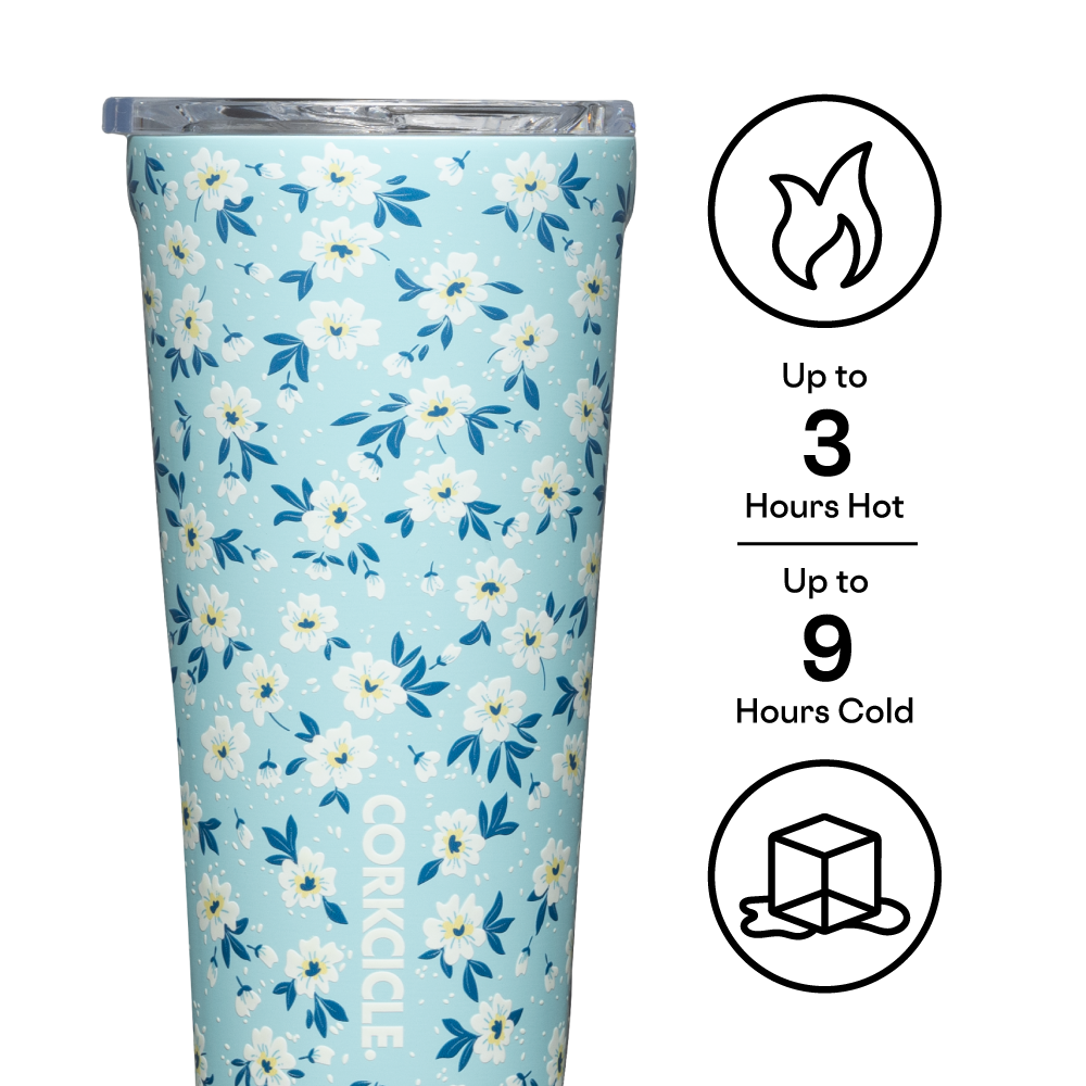 Corkcicle 12 oz. Kids Cup in Ditsy Floral Blue