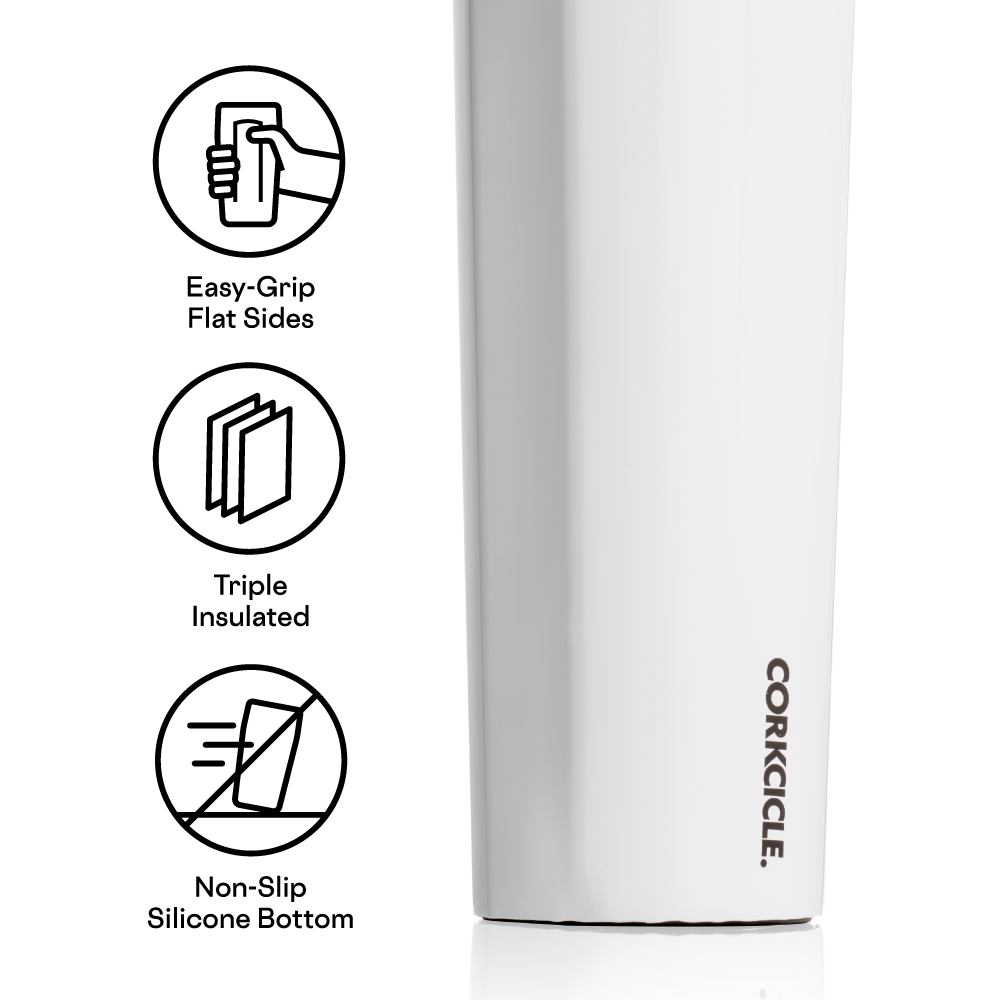 Sip & Savor All-Day Corkcicle White Canteen