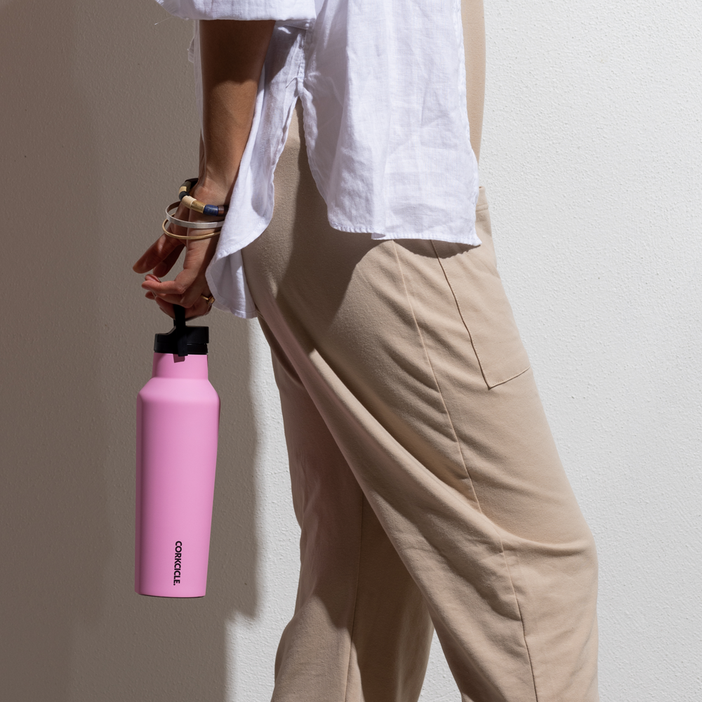 Insulated Water Bottle Series A Sport Canteen 20oz / Sun-Soaked Pink