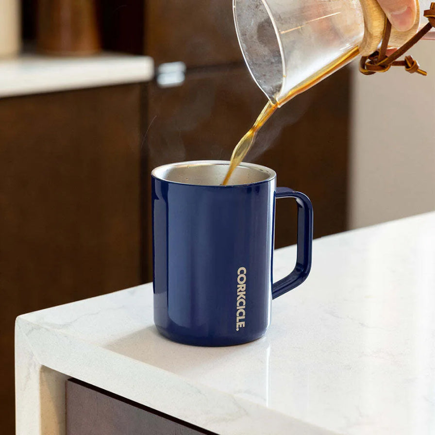 Coffee pouring into Classic Coffee Mug