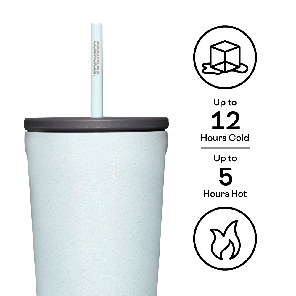 Insulated Tumbler With Straw Lid