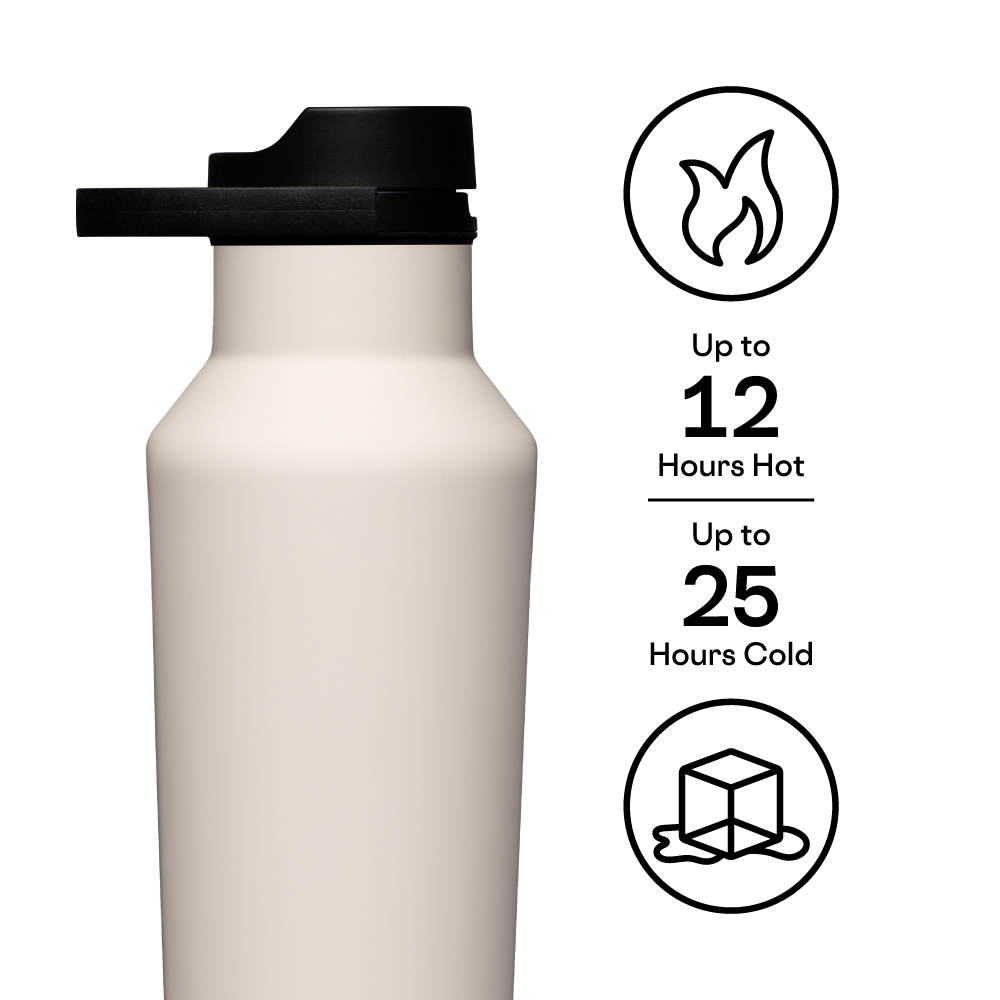 Insulated Water Bottle Series A Sport Canteen 20oz / Latte