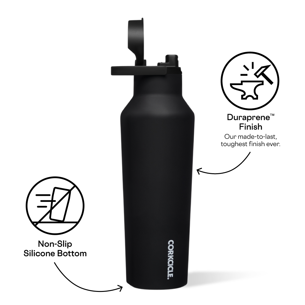 Insulated Water Bottle Series A Sport Canteen 32oz / Black