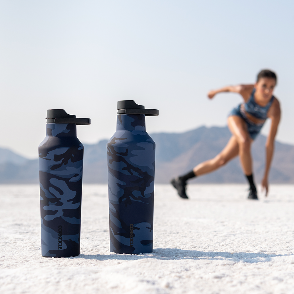 Insulated Water Bottle Series A Sport Canteen 32oz / Navy Camo