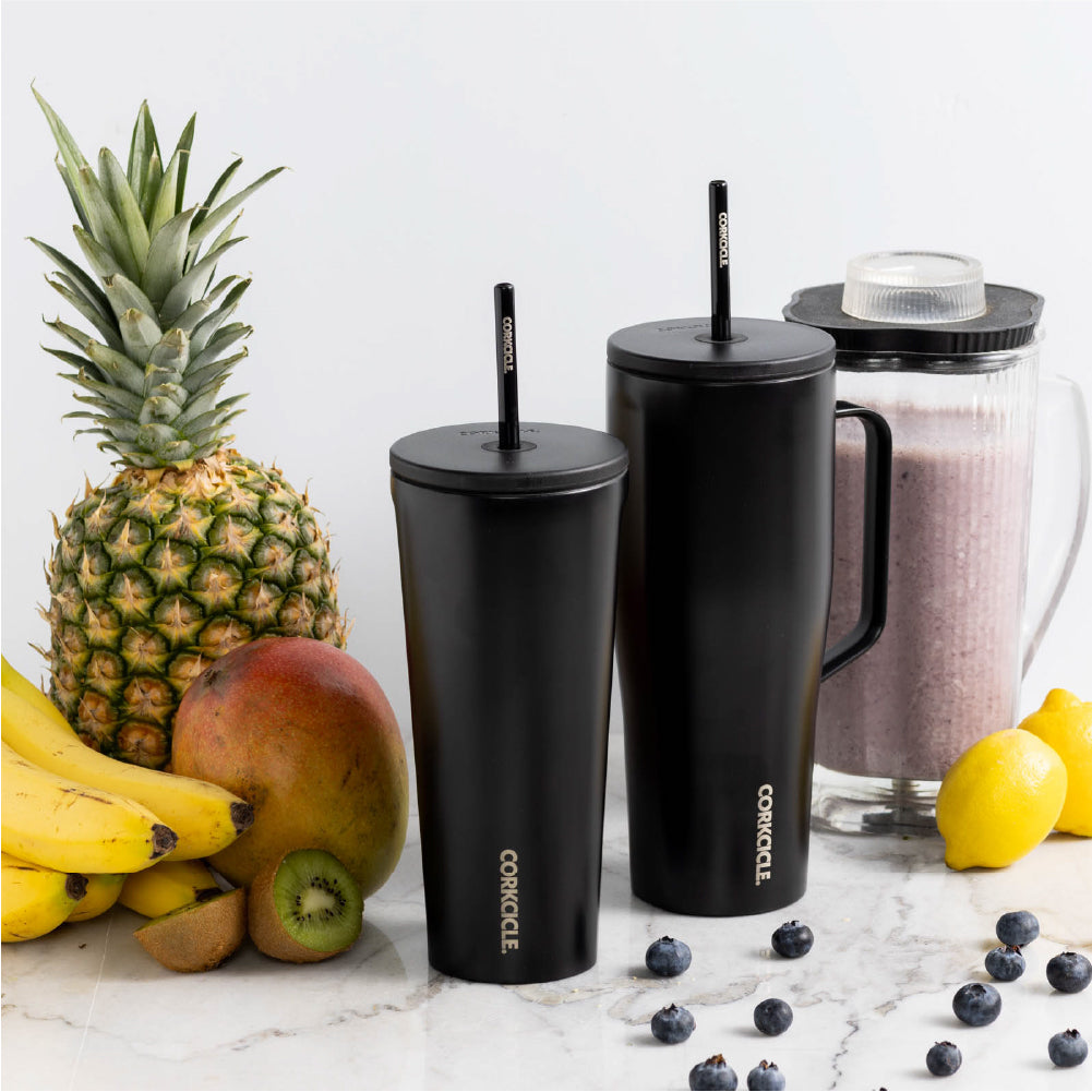 Insulated Tumbler with Handle Cold Cup XL 30oz / Matte Black