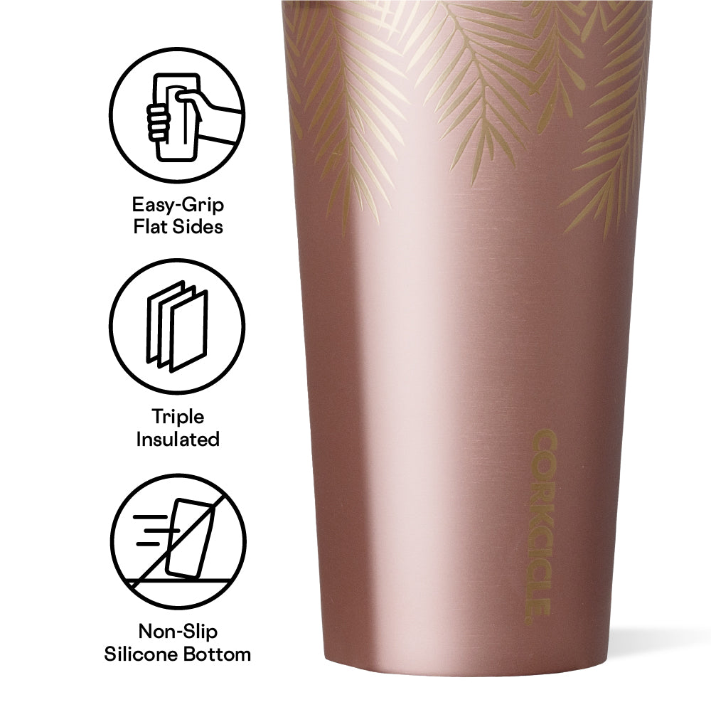 CORKCICLE  Cold Cup - Frosted Pines Rose Gold