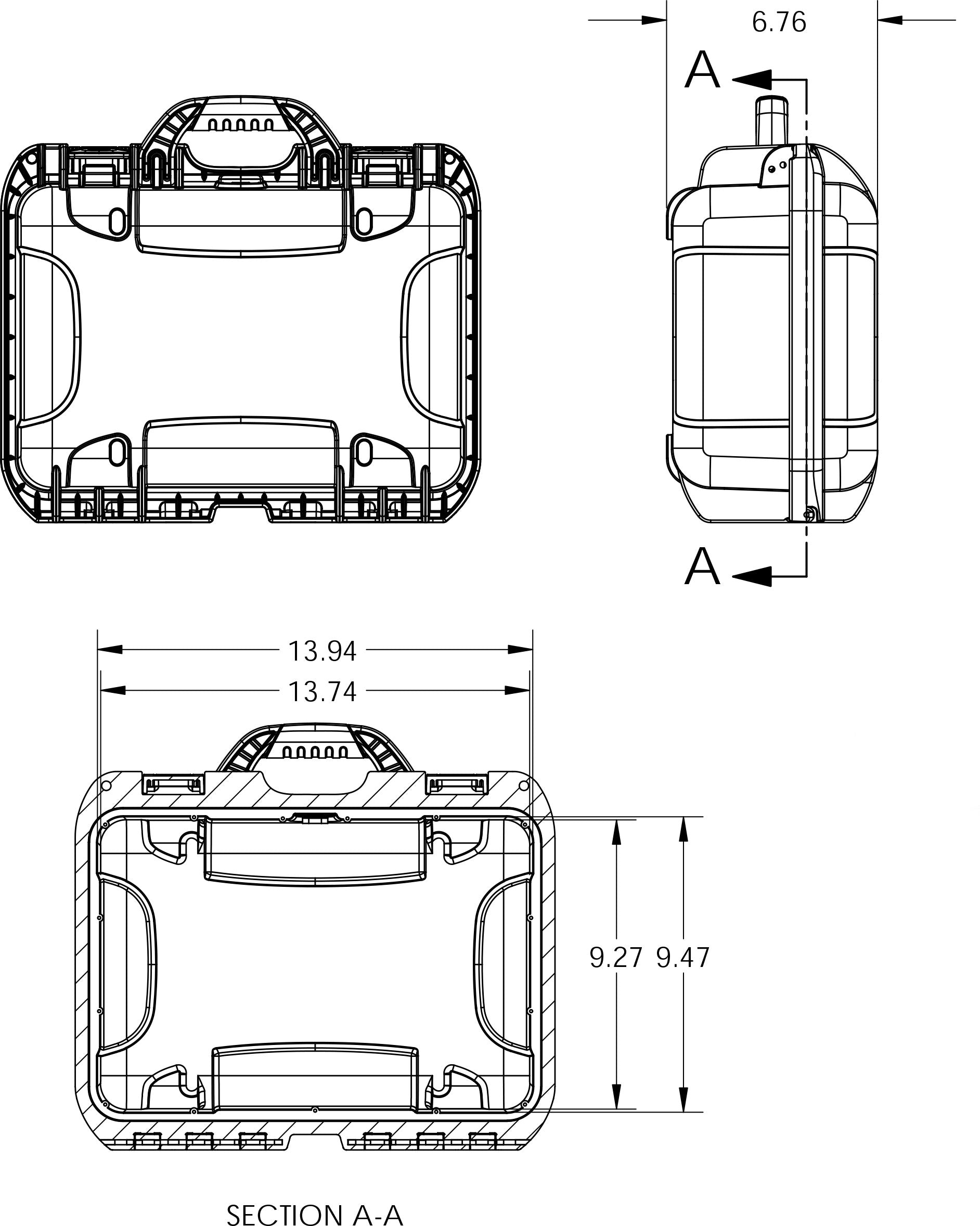 Nanuk 915 DJI Spark Flymore Case Specification