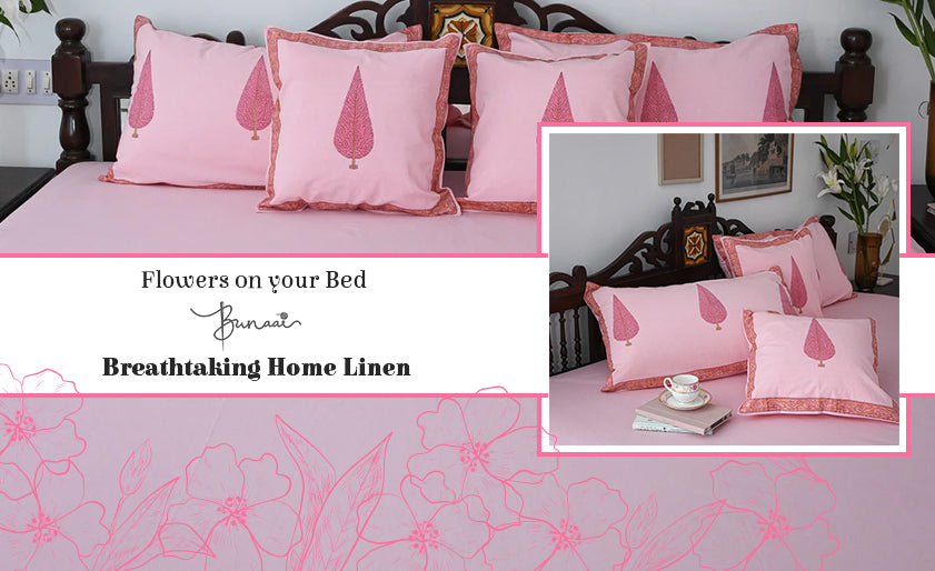 5 Flowers on your Bed - Bunaai's Breathtaking Home Linen