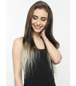 7 Piece Ombre Bleach Blonde Hair Extensions Berkowits Products