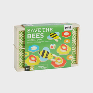 PETIT COLLAGE Save the Bees Wooden Game
