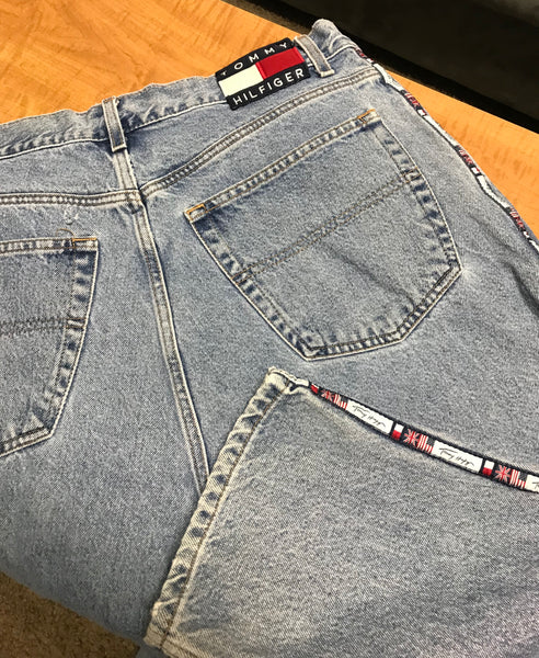 tommy hilfiger side stripe jeans