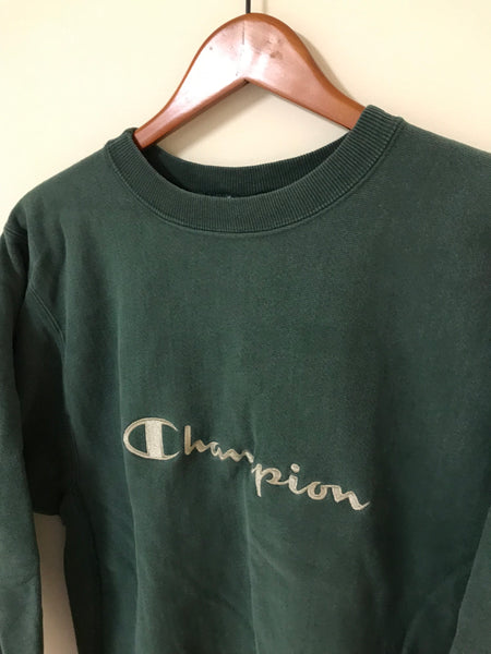 vintage champion script sweatshirt