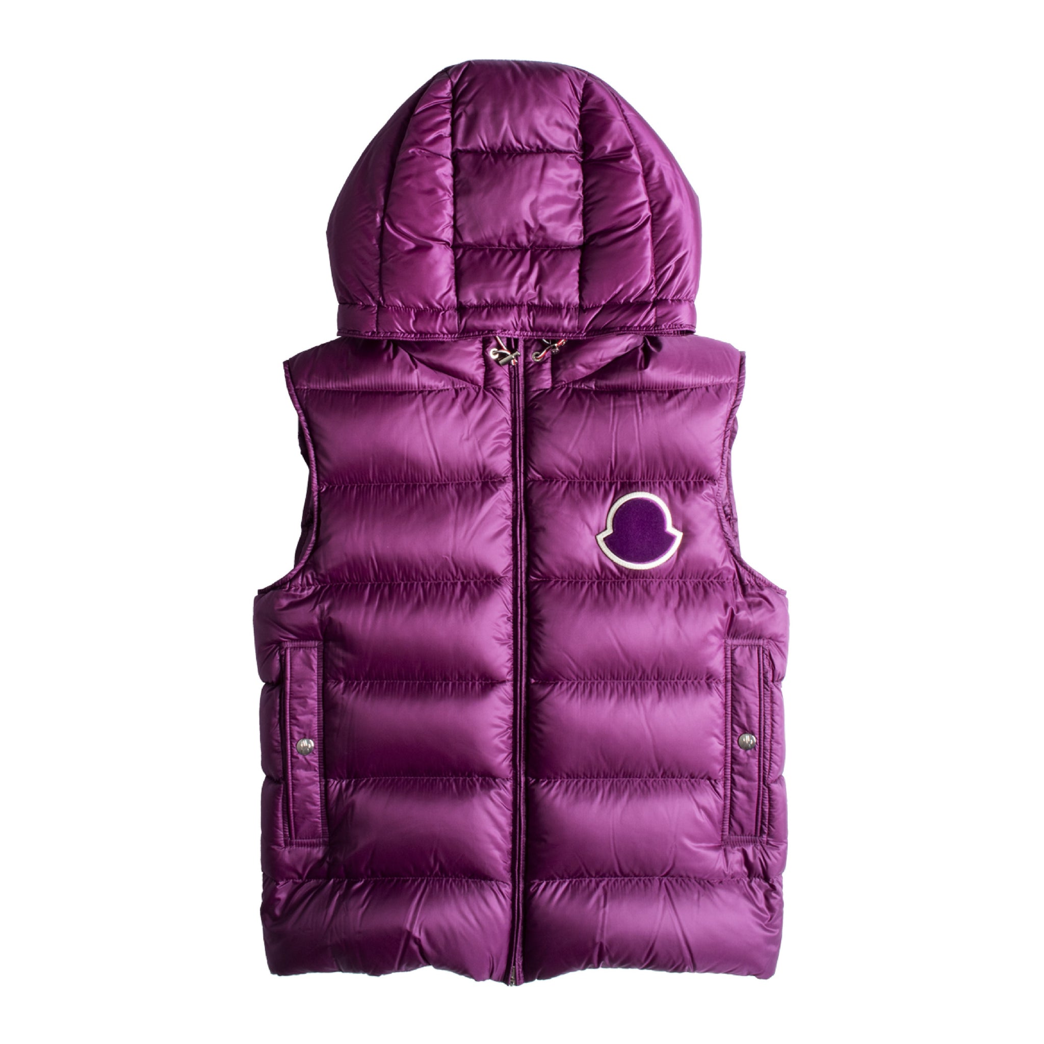 moncler purple vest