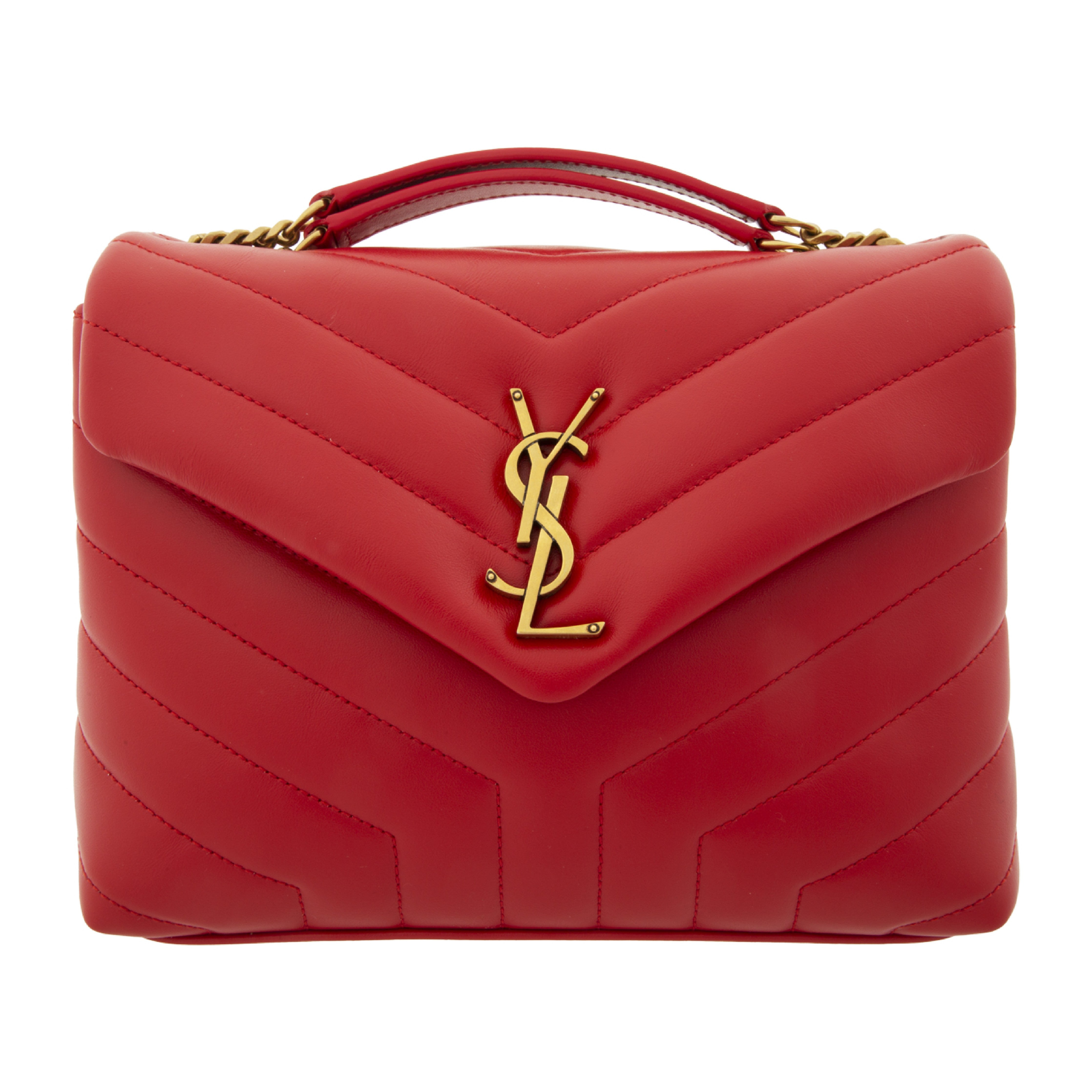 saint laurent loulou bag red