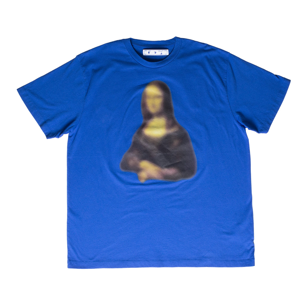 off white blurred mona lisa