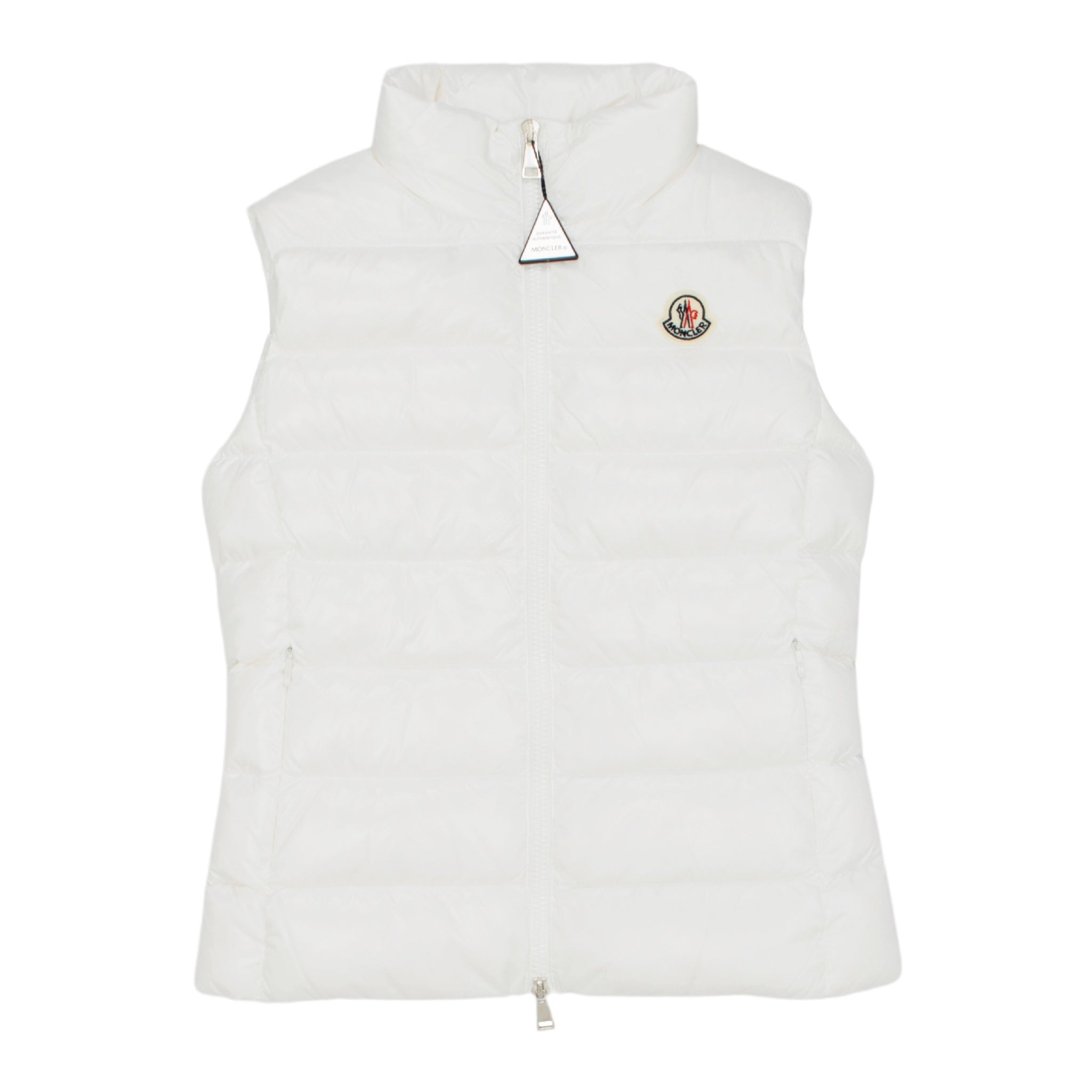 moncler white gilet womens