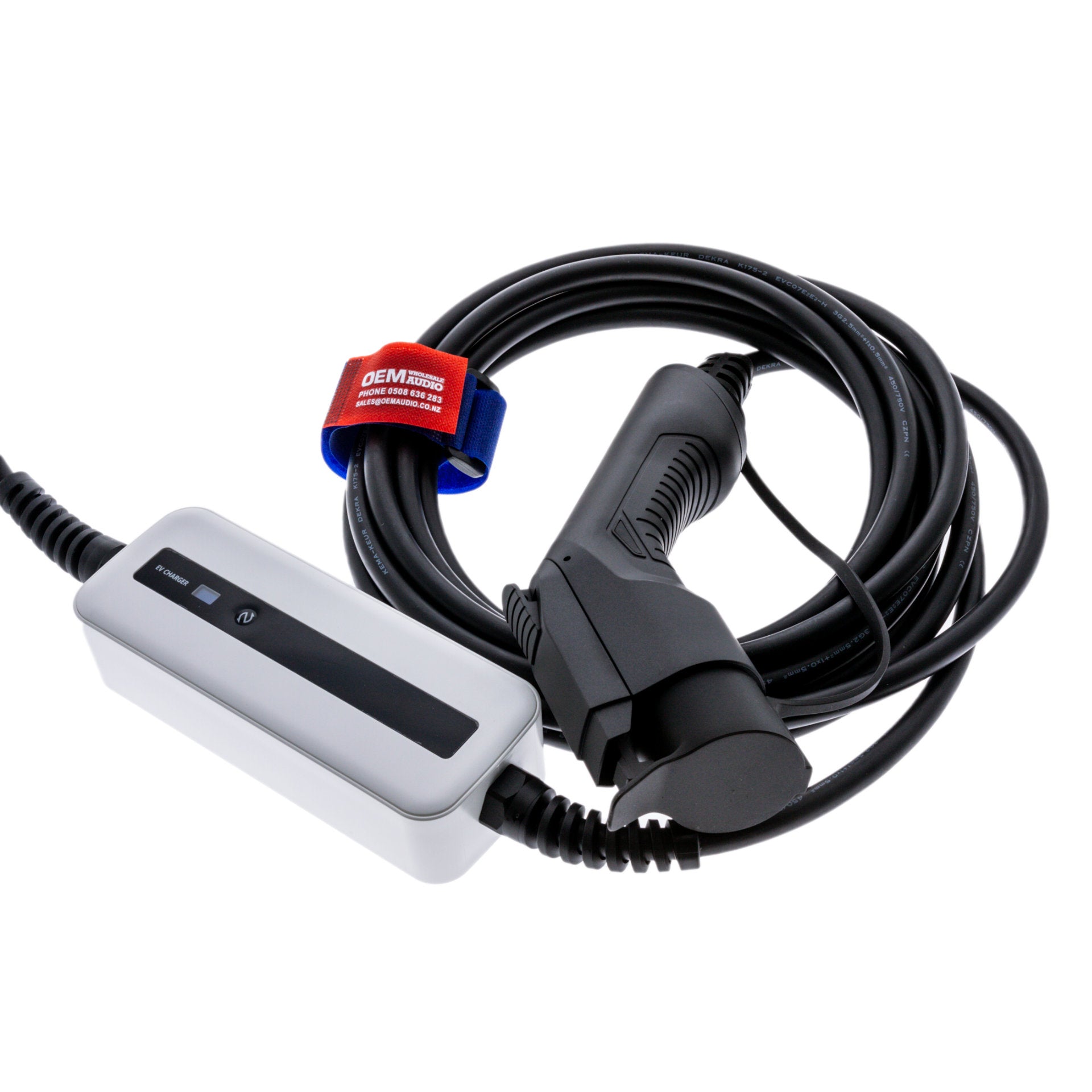 Portable Type 1 8A Electric Vehicle Charging cable (EVSE) Drive EV LTD