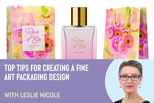 Top Tips for Creating a Fine Art Packaging Design With Leslie Nicole