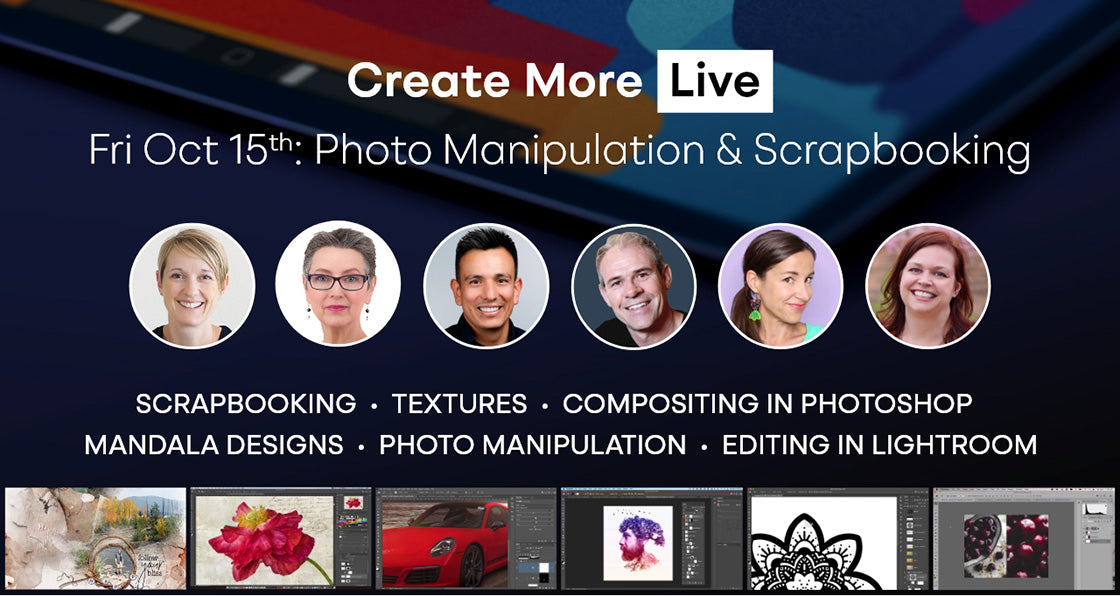 Create More Live Photo Manipulation and Scrapbooking Day