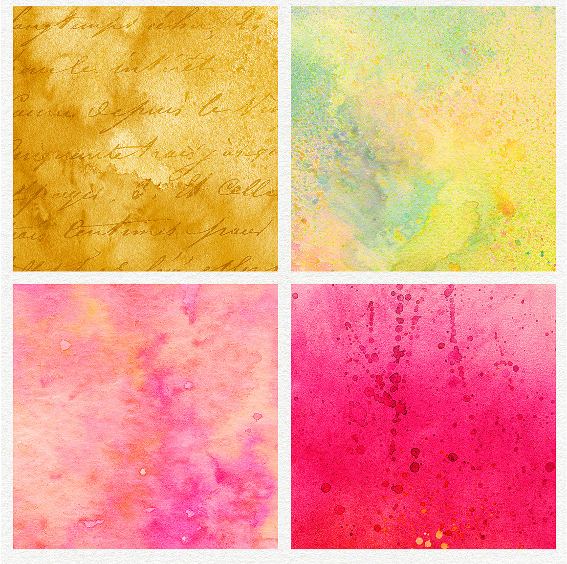 Bliss, watercolor extra-large beautiful extended license textures details.
