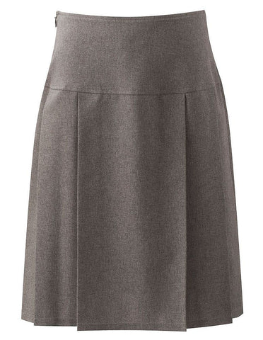 St Clare's Sixth Form Uniform, Straight Suit Skirt Grey