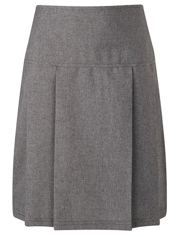 St Clare's Sixth Form Uniform, Straight Suit Skirt Grey