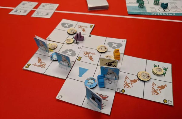 Prototype of ahoy featuring early art and components