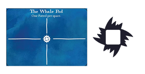 The whale pod card and game piece