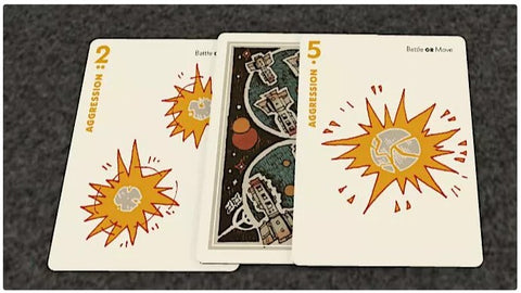 Arcs action cards in play