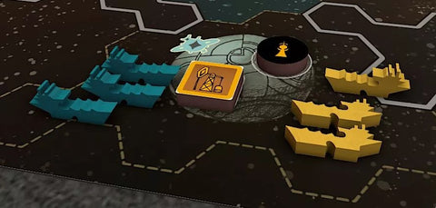 Screen shot of Arcs board game on Tabletop Simulator