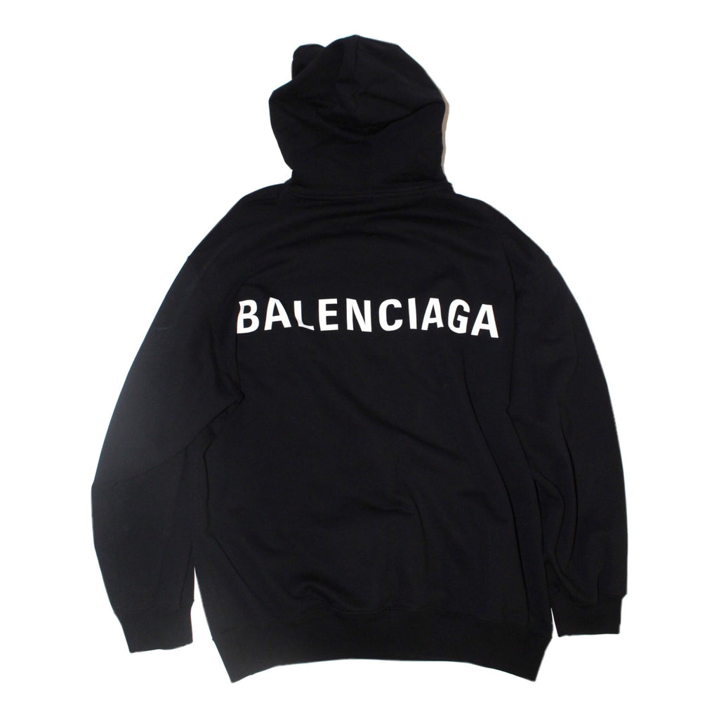 balenciaga hoodie logo on the back