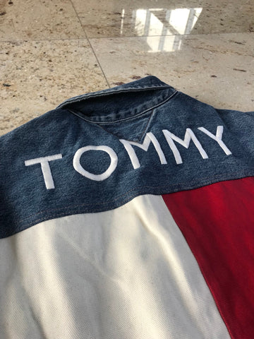 kith x tommy hilfiger denim trucker jacket