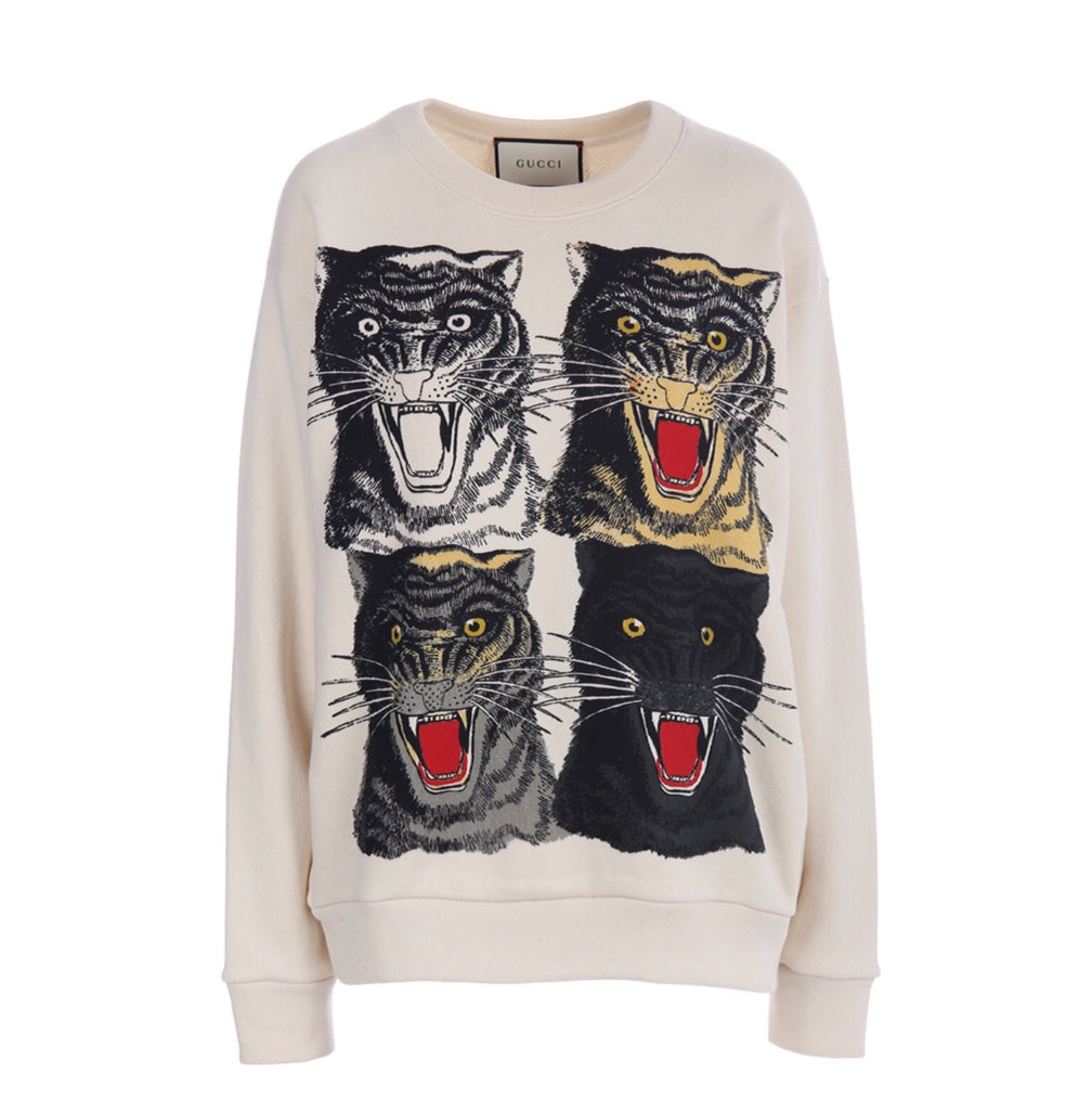 tiger face sweater