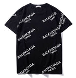 balenciaga logo all over shirt