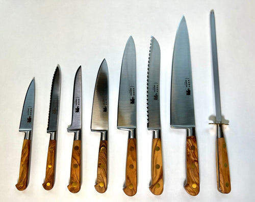 Olivewood Paring Knife Set