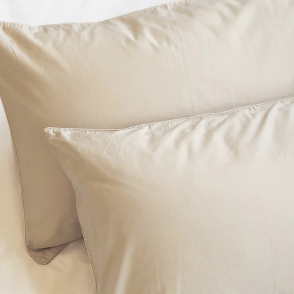 Weavve’s Signature TENCEL™ Pillow Cases in Sand Taupe