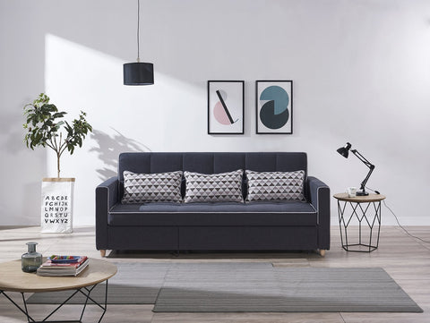Featuring Terry Blue Sofa Bed at Megafurniture