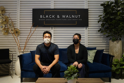 Daniel Tan and Kaela Yeo at Black & Walnut